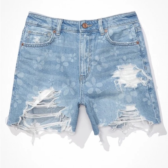 American Eagle Outfitters Pants - American Eagle Highest Rise Baggy Short Womens Size 6